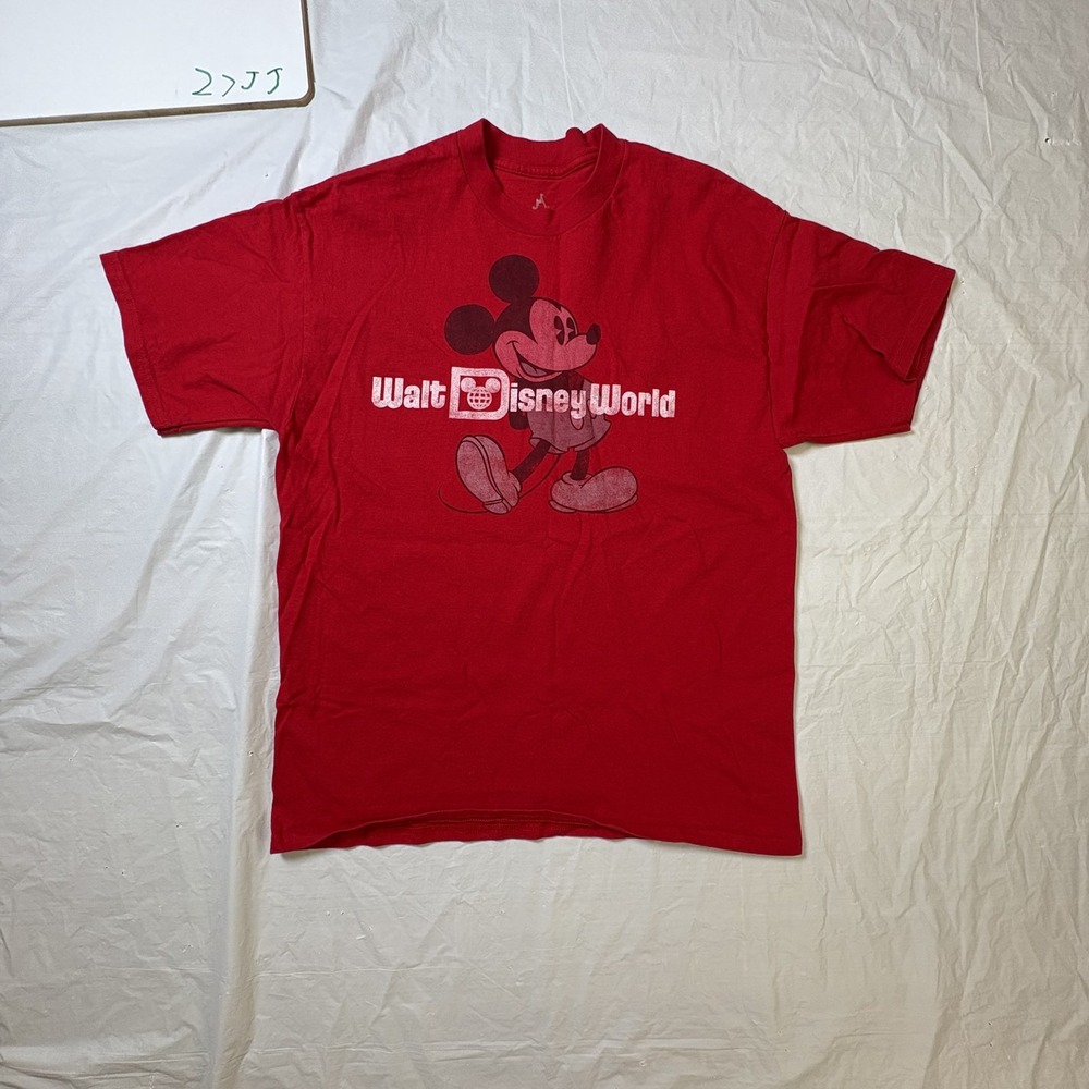 Walt Disney World by Hanes Womens Red tshirt, Mickey, Size Extra Large